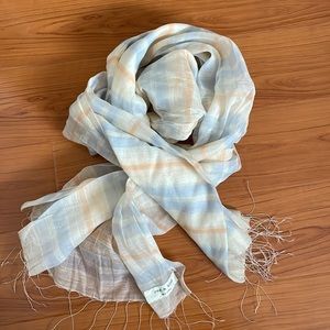Rag & Bone Gauze Cotton Scarf Wrap